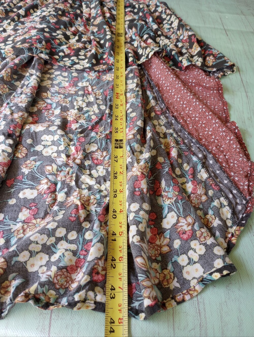 O'NEILL High Low Sundress Spaghetti Straps Floral Beachwear Dress XS - Picture 6 of 11